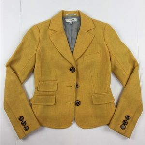 PAUL & JOE for Target Mustard Yellow Wool Blazer